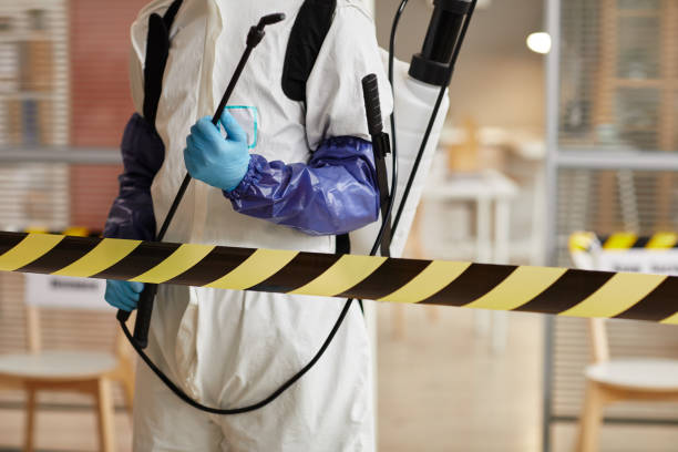 Professional Biohazard Cleanup technician working in Emmet, NE